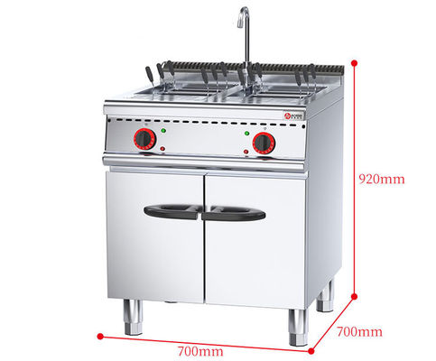 Facile da usare Macchina per fare i noodles commerciali con armadio 700*700*920mm