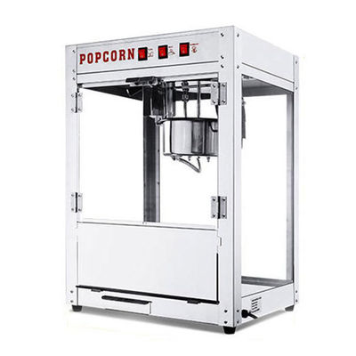 Macchina di popcorn portatile in acciaio inossidabile approvata CE per la produzione di snack di popcorn da 10 kg