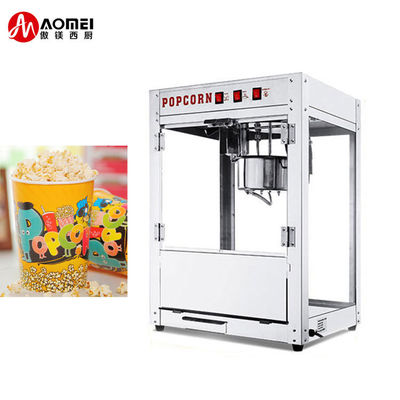 Macchina di popcorn portatile in acciaio inossidabile approvata CE per la produzione di snack di popcorn da 10 kg