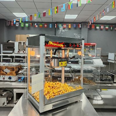 Macchina elettrica per la produzione di popcorn a sfera con materiale in acciaio inossidabile e prestazioni
