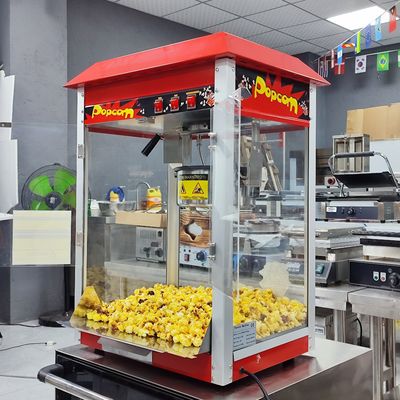 Funzione di controllo dell'interruttore Macchina di popcorn in acciaio inossidabile per la produzione commerciale di popcorn