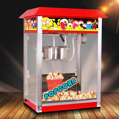 Fabbricante di popcorn in acciaio inossidabile rosso multifunzionale EB-06