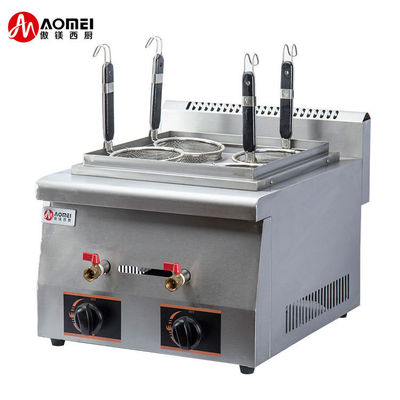 Hotel Ristorante Cucina Noodle a gas Macchina da cucina con 4 cestini e alta capacità
