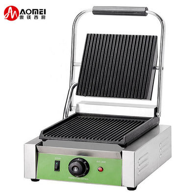 Grill Panini elettrico commerciale 1800W Potenza per sandwich Contatto in cucina di ristorante