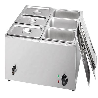 Caldaia alimentare elettrica da 1500W con 6 serbatoi e confezionamento Dimensione 730*630*280mm