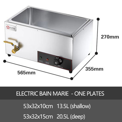 Ristorante attrezzature Sopa da cucina Caldaia con materiale in acciaio inossidabile 68.5x56x27cm