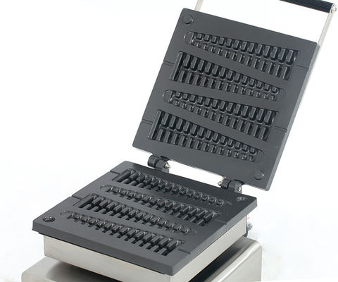 Piatti elettrici per panini Waffle Maker con disegno a forma di pino in forma di grano intercambiabile