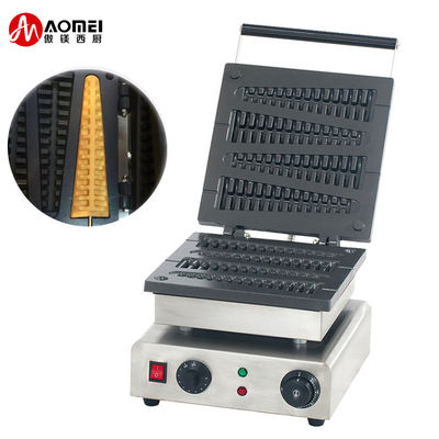 Piatti elettrici per panini Waffle Maker con disegno a forma di pino in forma di grano intercambiabile