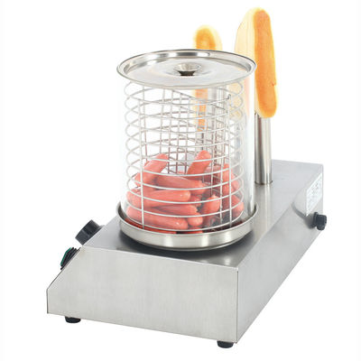 HD-TW Hot Dog Steamer con Bun Warmer Distribuito dalle fabbriche di alimenti e bevande