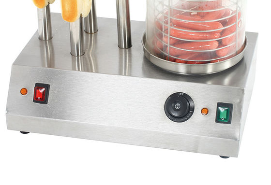 HD-TW Hot Dog Steamer con Bun Warmer Distribuito dalle fabbriche di alimenti e bevande