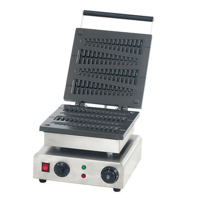 Acciaio inossidabile elettrico Lolly Waffle Maker per la cottura di waffle in commercio