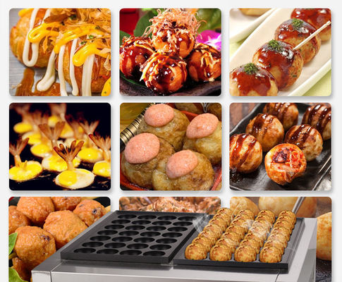 Forno da barbecue a pesce commerciale da 4 kW/macchina Takoyaki
