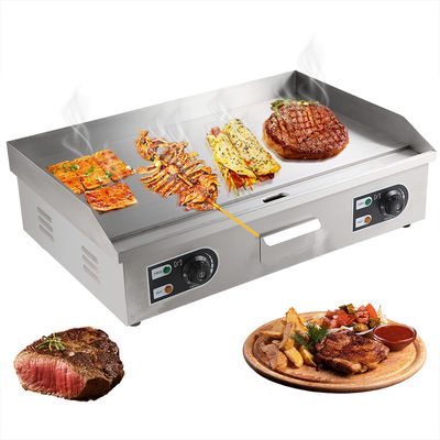Grill commerciale elettrico con logo personalizzato Acceptabile spessore di 8 mm