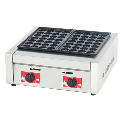 Grill a gas a doppio piatto per deliziose e autentiche palle di polpo giapponese