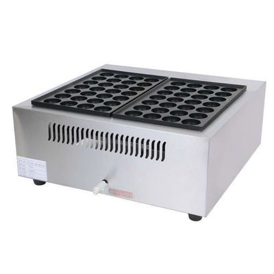 Grill a gas a doppio piatto per deliziose e autentiche palle di polpo giapponese