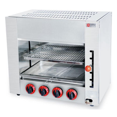 6 Caldaio a gas a infrarossi Salamandra Grill Oven Lift per l'industria alimentare