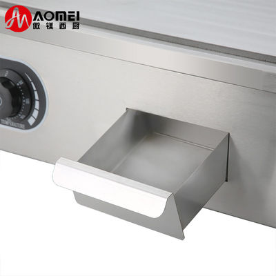 8 mm di spessore cucina commerciale in acciaio inossidabile Grill flat top per ristorante