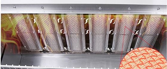 6 Caldaio a gas a infrarossi Salamandra Grill Oven Lift per l'industria alimentare