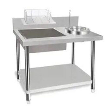 AM-WPT80 Tavolo di avvolgimento di pollo/KFC o carne/pane in acciaio inossidabile per utensili da cucina