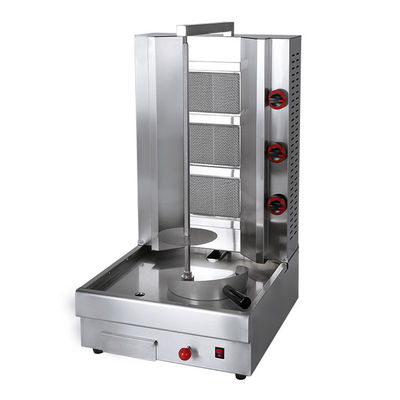 23 KG Automatic Grade Automatic Gas Shawarma Machine per tagliare velocemente e Kebab Doner