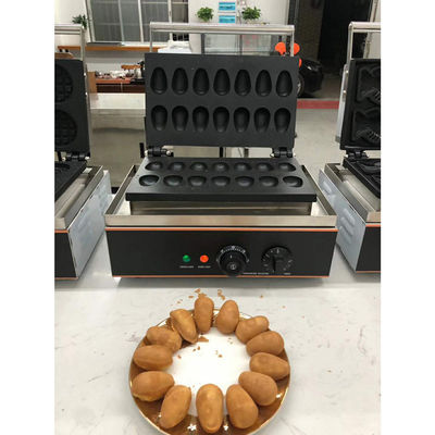 Produttore elettrico di waffle per hot dog a base di mais perfetto per macchine per snack commerciali