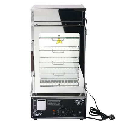 Funzione di risparmio energetico Display alimentare elettrico da bancone Calda macchina a vapore Dimsum