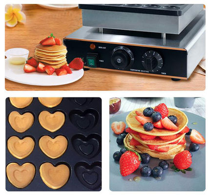 0.85KW Commerciale Olandese Mini Pancake Maker Poffertjes Making Machine con Timer 0-5 min