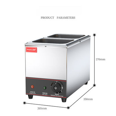 6.5 kg Capacità Multifunzione Acciaio inossidabile Tempratrice di cioccolato con 2 serbatoi