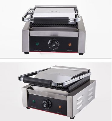 Grigliera Panini in acciaio inossidabile per sandwich Grigliera elettrica per hotel 11kg