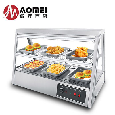Display di riscaldamento alimentare elettrico professionale con funzionalità versatili
