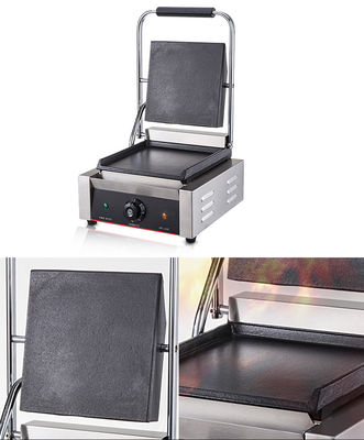 Grill elettrico antiaderente a stampa tipo grill piatto completo per panini grigliati commerciali