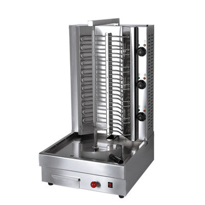 3 bruciatori automatica pollo Doner Kebab Shawarma Grill attrezzatura macchina con polli da carne