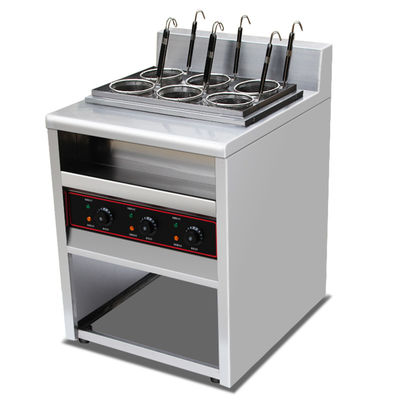 Apparecchiature meccaniche da cucina 6 cestini Cucina elettrica per pasta Logo personalizzato