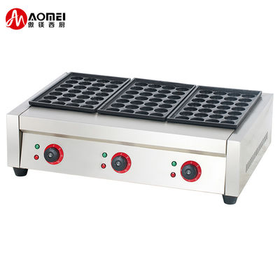 220V Voltage Electric Takoyaki Machine per cucinare palle di polpo su Fish Pellet Grill