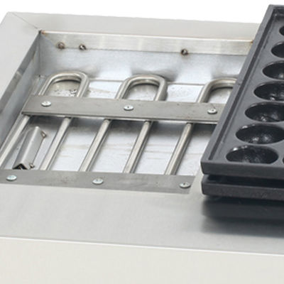 220V Voltage Electric Takoyaki Machine per cucinare palle di polpo su Fish Pellet Grill