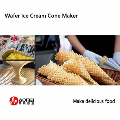 1.2W termostato regolabile cono di gelato elettrico Baker Waffle Cone Maker per il commercio