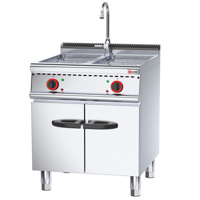 Cucina a gas in acciaio inossidabile verticale da 80L