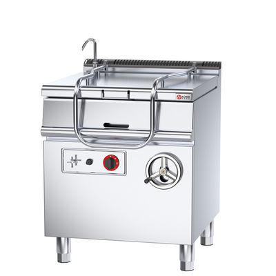 Cucina a gas in acciaio inossidabile verticale da 80L