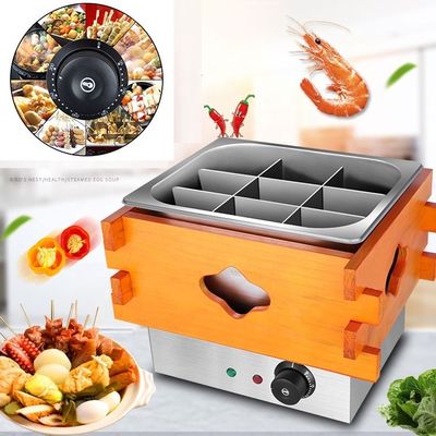 Oden Machine Kanto Cooking Machine Commerciale elettrico in acciaio inossidabile per il commercio al dettaglio