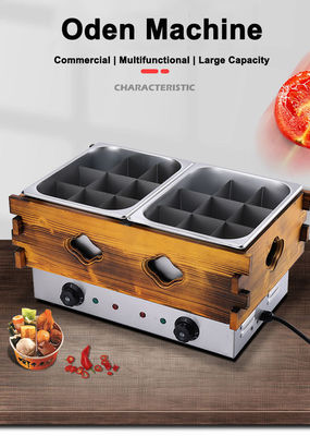 Cucina Kanto Low Energy Commercial Electric Oden Machine con Capacità di 20L