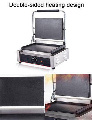 Cucina alberghiera Grill in acciaio inossidabile Design porta Multi-cooker Grill a contatto a doppio lato 220V