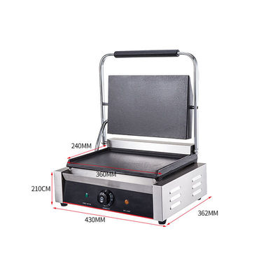 Cucina alberghiera Grill in acciaio inossidabile Design porta Multi-cooker Grill a contatto a doppio lato 220V