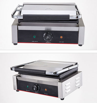 Cucina alberghiera Grill in acciaio inossidabile Design porta Multi-cooker Grill a contatto a doppio lato 220V