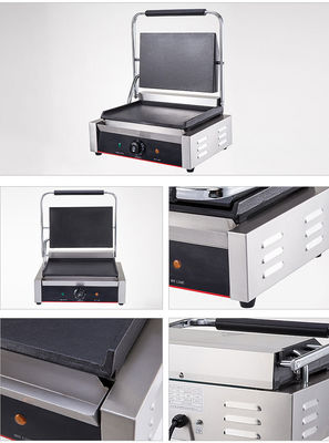 Cucina alberghiera Grill in acciaio inossidabile Design porta Multi-cooker Grill a contatto a doppio lato 220V