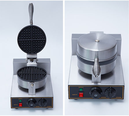 Macchine per la produzione di waffle commerciali antiaderenti per waffle belgi singoli 250*320*195mm
