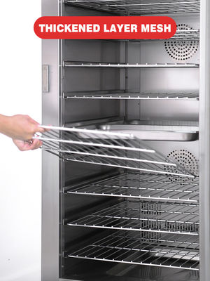 120 mm di altezza di strato di acciaio inossidabile carrello di riscaldamento alimentare mobile per banchetti e commerciali