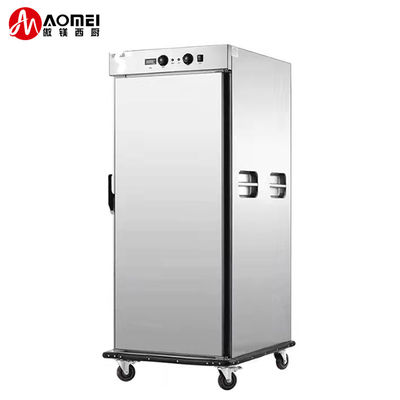120 mm di altezza di strato di acciaio inossidabile carrello di riscaldamento alimentare mobile per banchetti e commerciali