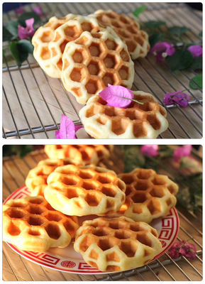 Produttore elettrico di waffle quadrati per la cottura di waffle e pane a 0-250°C
