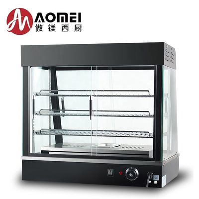 Commercial Kitchen Hot Food Display Merchandiser con porte scorrevoli e capacità di 28 kg