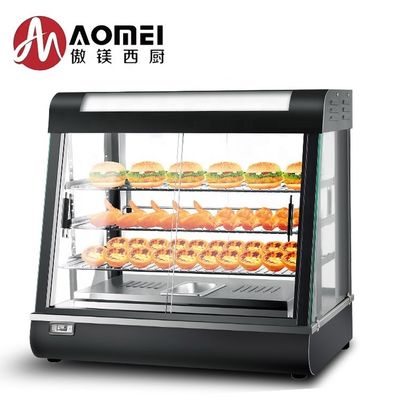 Commercial Kitchen Hot Food Display Merchandiser con porte scorrevoli e capacità di 28 kg